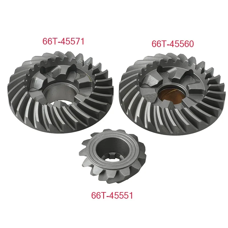 66T-45560 66T-45551 66T-45571 Gear Kit For Yamaha Outboard Motor Parsun Hidea 2T 40HP 40X Forward Reverse Pinion