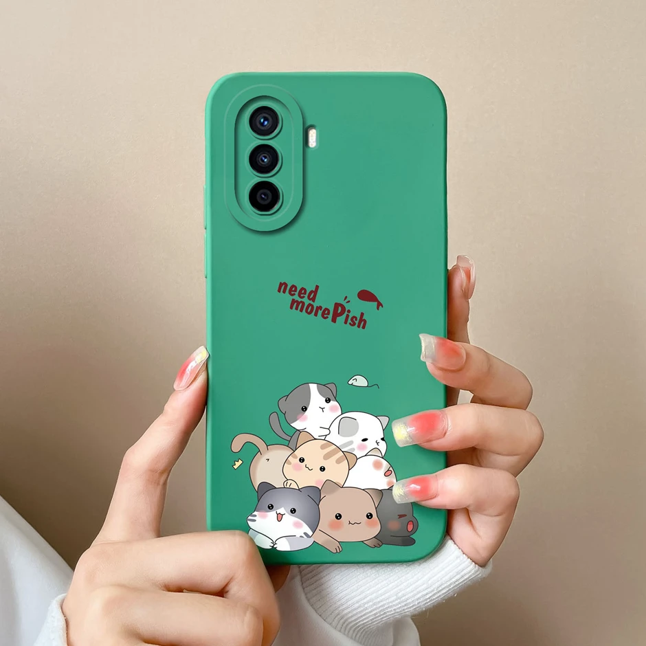 Dinosaur Cartoon Liquid Silicone Ultrathin Phone Case - New Design Back Cover