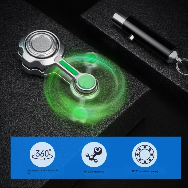 Fidget Spinner Toys Metal Chaos Pendulum Double Pendulum Hand Fingers Gyro Antiestres for Children Adults EDC