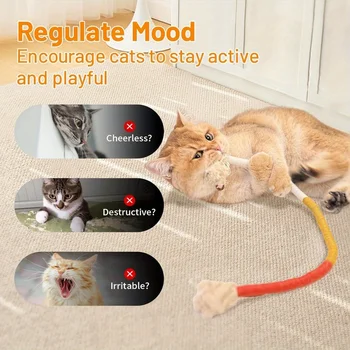 Sisal Rope Cat Toys, 3 Pack Bite-Resistant Catnip Toys, Cat Toys for Bored Indoor Cats, Safe Teeth Cleaning Chew Cat Toy 5