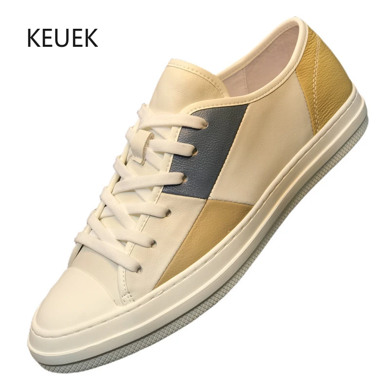 

New Design Men Shoes Fashion Casual Work Breathable Sneakers Luxury Outdoor Sport Shoes Male Genuine Leather Derby Flats 5A