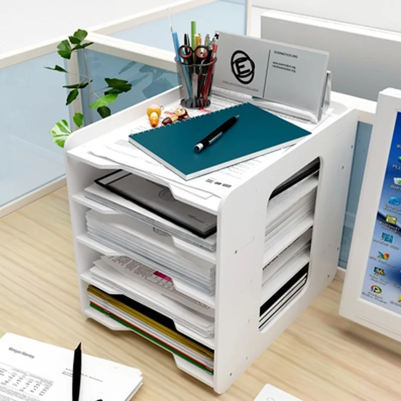 7 Layers Multifunction Document Trays File Papepr Letter Holder Stationery Storage Waterproof Desk Organizer Office Accessories file organizer