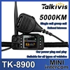 New Car Walkie Talkie Zello Mini Car Radio Android Bluetooth WIFI 4G Public Network Sim Card Long Range mobile Poc Radio TK-8900 1