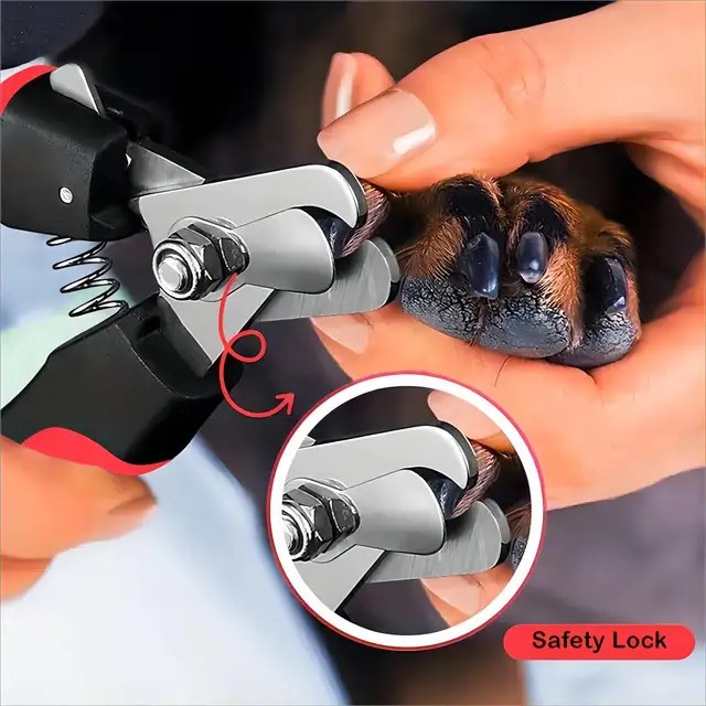 1 Pc Professional Pet Cat And Dog Nail Clippers Ergonomic Stainless Steel Grooming Scissors Pet Dog Claw Nail Repair Scissors 2