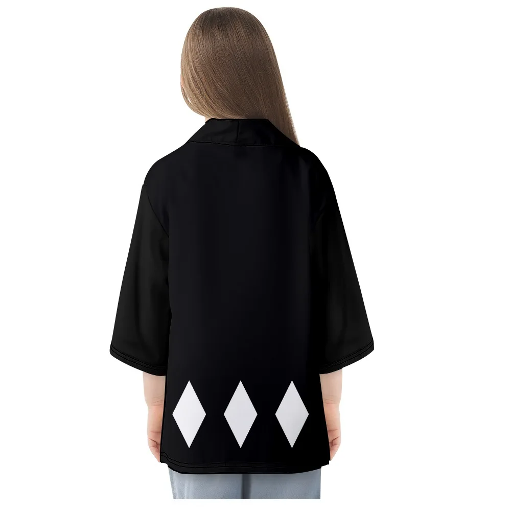 New Design Samurai Traditional Black Kimono Japanese Women Men Beach Cardigan Yukata Fashion Cosplay Haori Shirts Top