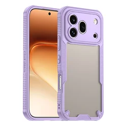 Hybrid Rugged Armor Shockproof Protective Cover - Durable Back Shell Coque s Capa for Honor 600 Pro (Purple)