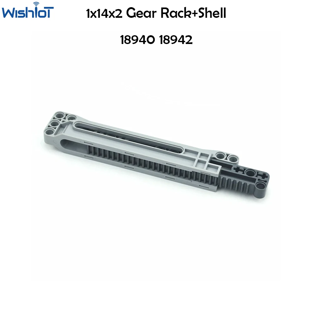 Technical Parts 18942 18940 1x14x2 Rack Chute MOC Push Rod Rack Assemble Putter Small Particles Puzzle Building Blocks Bricks puzzle building block toy,technical bricks