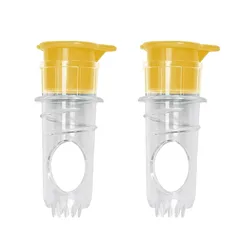 Portable Handheld Citrus Juicer with Lid and Built - In Filter (2pcs)