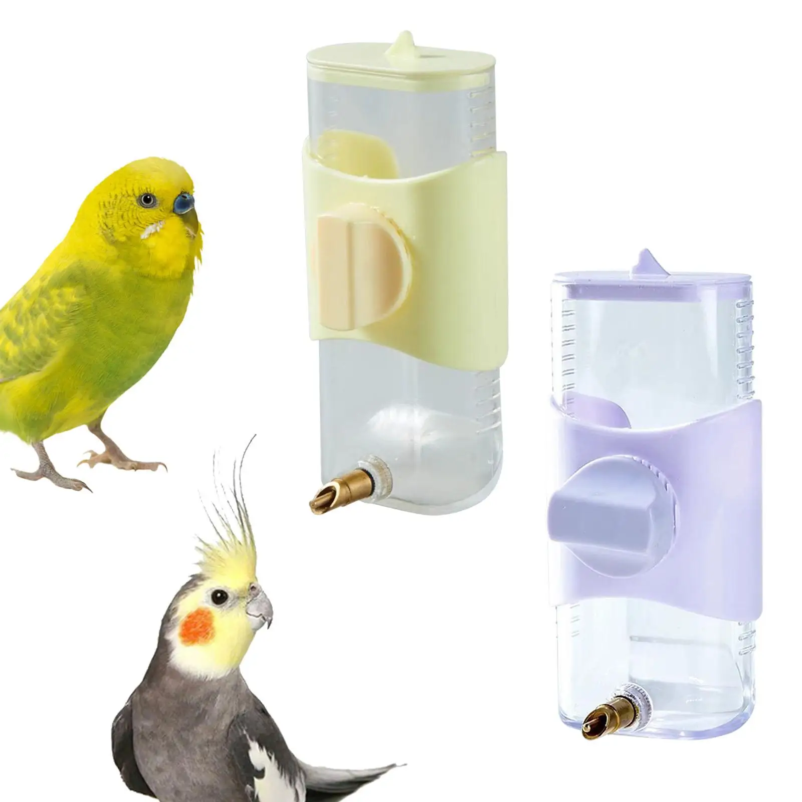Pet Bird Water Feeder Cage Accessoires Bird Cage Suspended Automatic Water Dispenser Parrot Dispenser Waterer