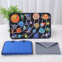 Montessori Travel Felt Story Board: Interactive Learning & Storytelling Kit (Starry Sky)