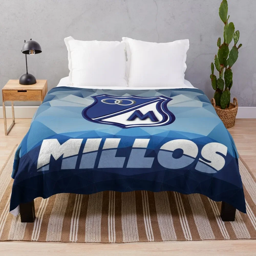 

Millonarios Throw Blanket Custom for sofa Fluffys Large Blankets