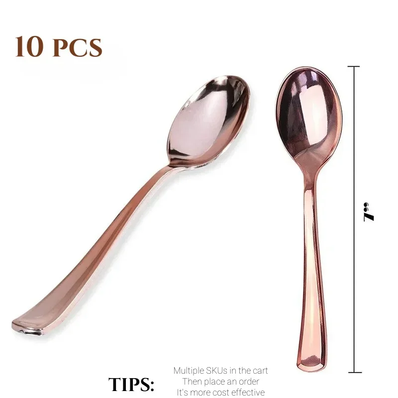 10pcs rose spoons