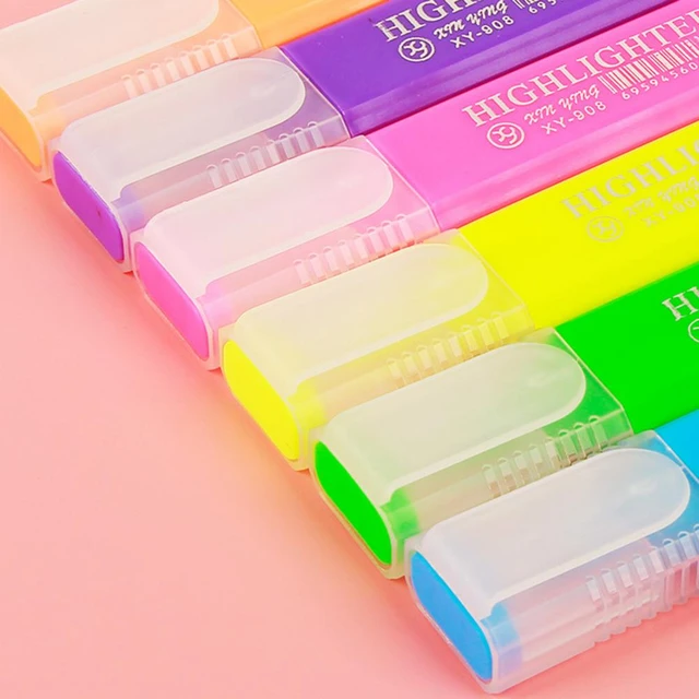 School Supplies Pastel Color Highlighter  Highlighter Marker Pen Pastel -  24pcs - Aliexpress