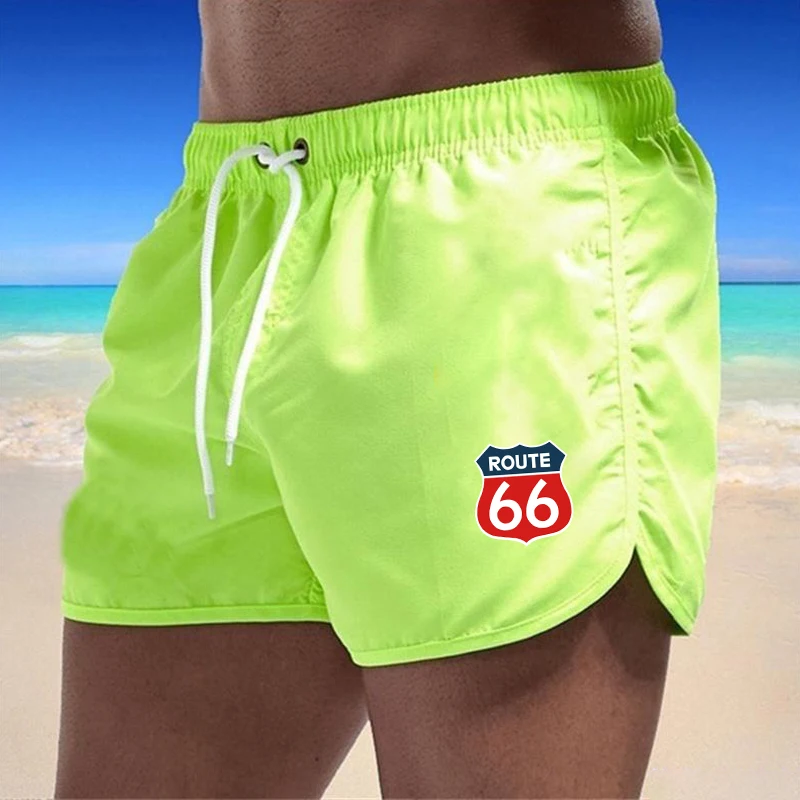 Shorts For Men1 Summer Men's Swimwear Shorts Brand Beachwear Sexy Swim Trunks Men Swimsuit Low Waist Breathable Beach Wear 3