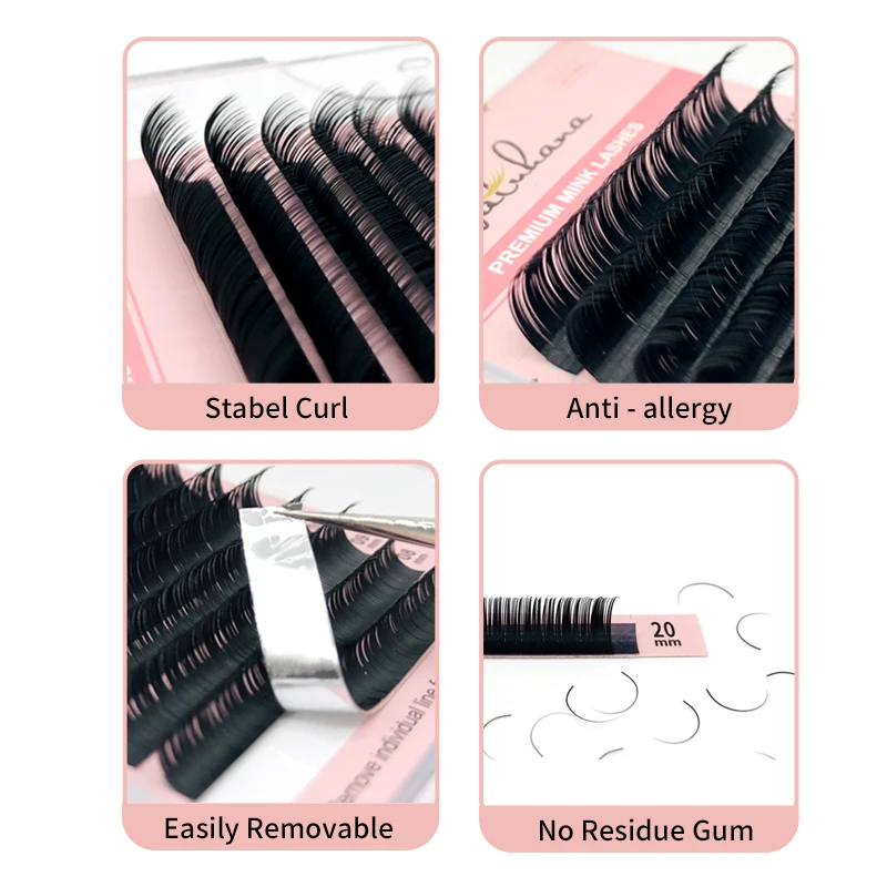 Eyelash Extension Eyelash Extensions Eyelash Extension Lashes Fake Eyelashes False Eyelashes NATUHANA 8-25 Mixed 16Rows