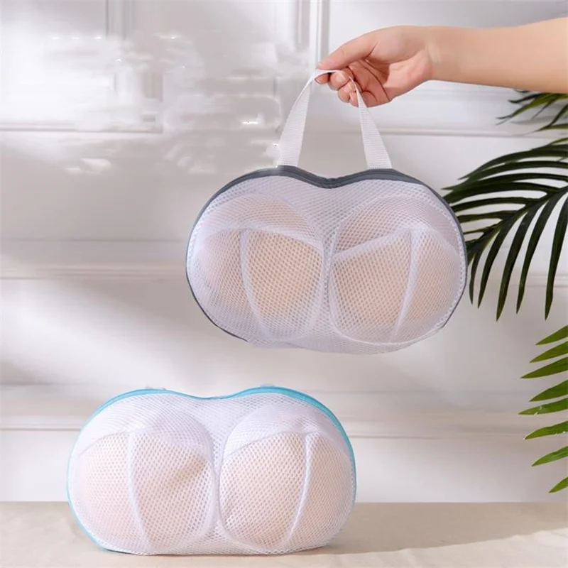 Bra Washing Bag for Laundry,Fine Mesh 3D bracket Lingerie Bags for Washing Delicates, Brassiere Laundry Bag for Washing Machine 4