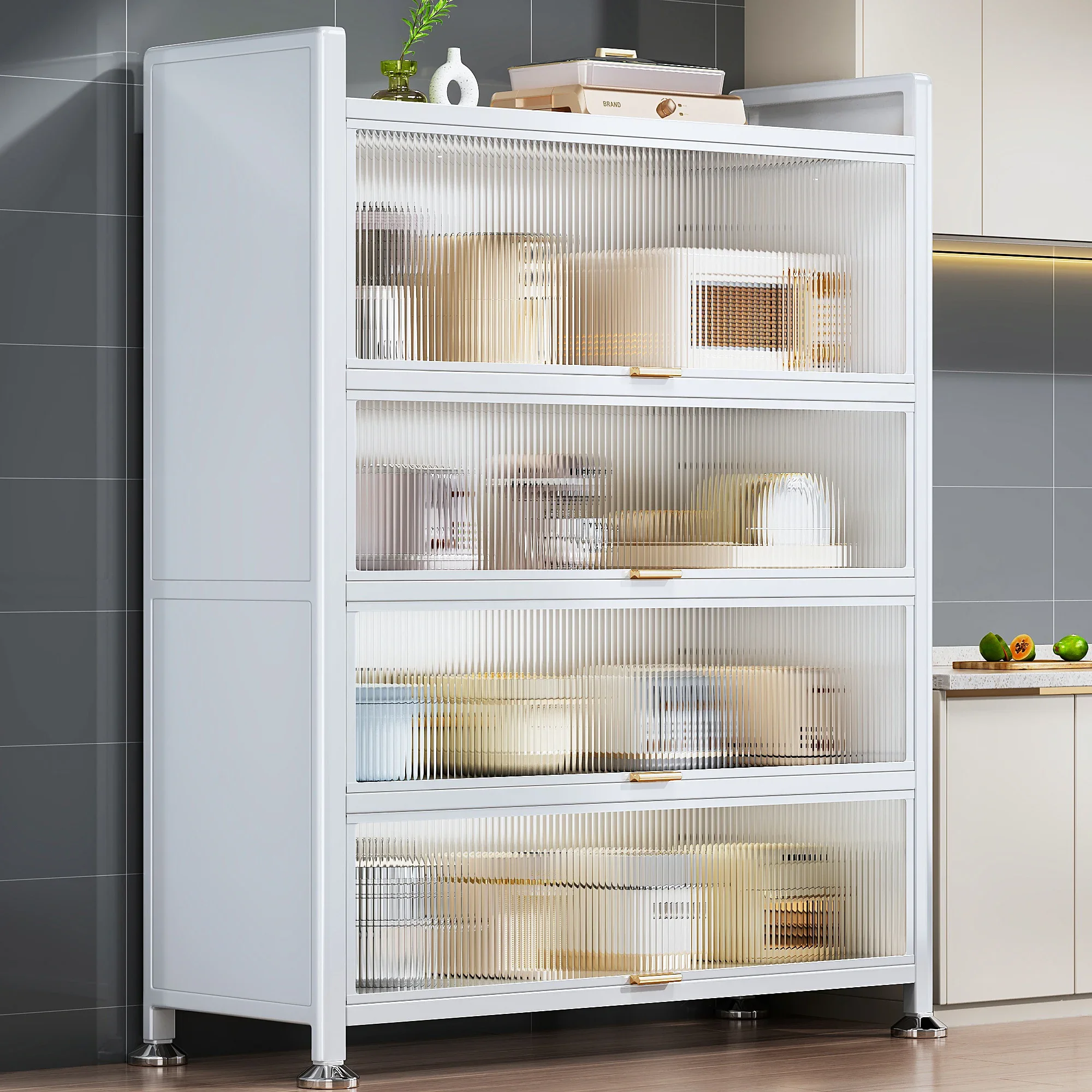 Modern Filing Kitchen Cabinets Storage White Nordic Display Sideboard Kitchen Cabinet Closet Luxury Aparador Dining Room Sets