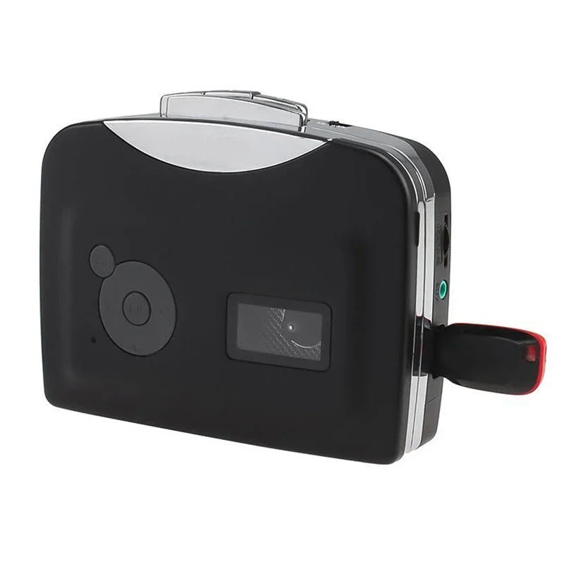 Ezcap USB Cassette Capture Cassette Tape-to-MP3 Converter Into Computer Stereo HiFi Sound Quality Mega Bass music digitizer player
