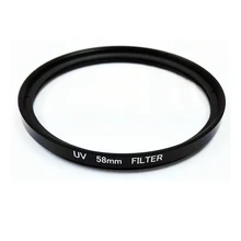 

UV Filter 58Mm Lens Protection For Camera Filter EOS 500D 1000D,Black