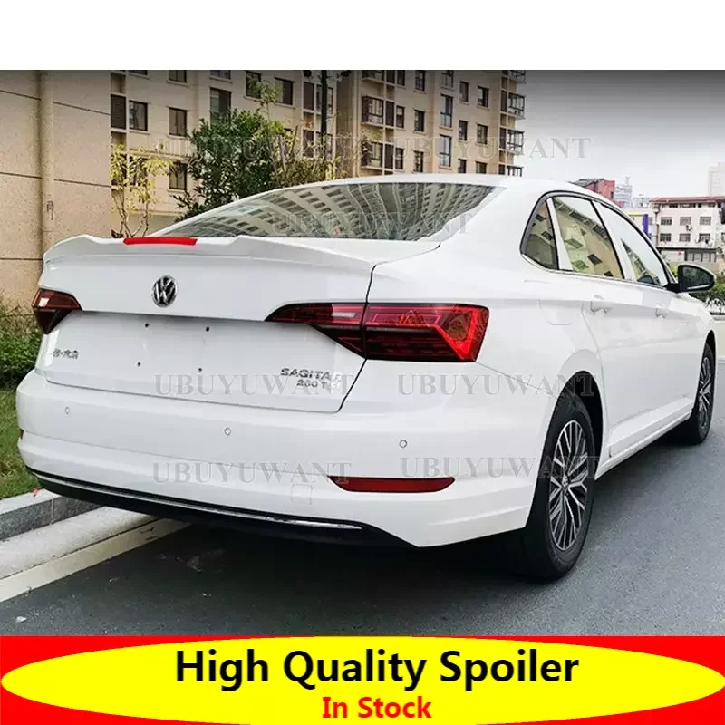 

ABS PAINT REAR WING TRUNK LIP TAIL SPOILER FOR Volkswagen VW Jetta MK7 2019 2020 2021 M STYLE