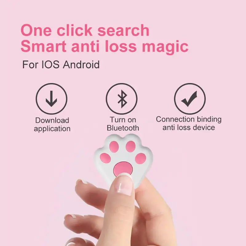 Smart Gps Tracker smart tracker animal tracking collar Antiloss Device Locator Pet Cat Dog Collar Key Chain Tracker Two-way Search Locator Anti Loss Device