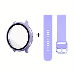 Silicone Protective Watch Case and Strap Set - Active 2 40mm (Purple)