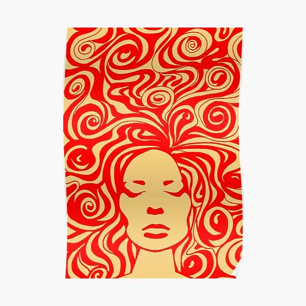

60S Psychedelic Poster Room Modern Print Mural Home Vintage Decoration Decor Wall Painting Art Funny Picture No Frame