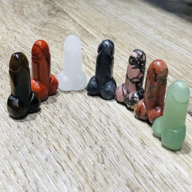 Funny Penis Gemstones Crystal Stone 3.2cm 3
