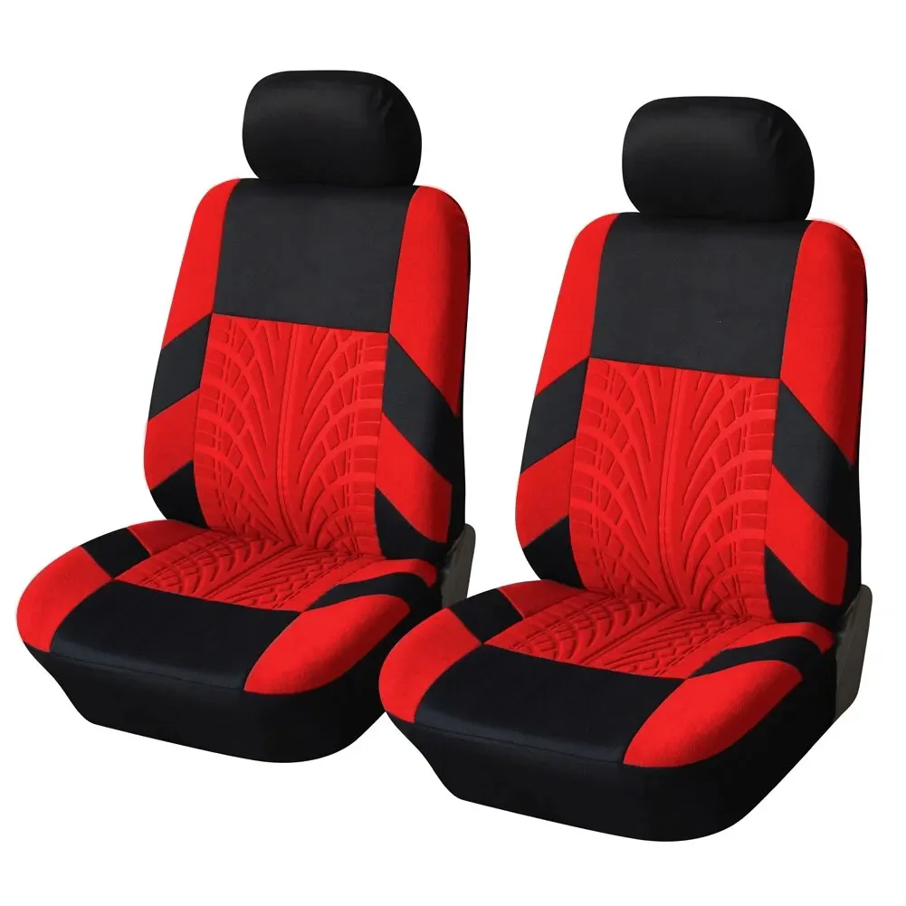 Juego completo de fundas para asientos de coche, asiento delantero dividido, asiento trasero, universal, de tela, para SUV, sedán, furgonetas, fundas interiores para automóviles