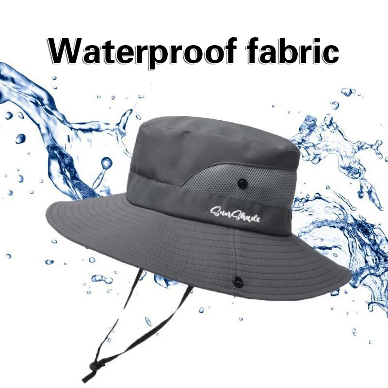 New Women's Summer Breathable Outdoor Travel High Appearance Level Sun Hat Full Sun Protection Uv Protection Hat Fisherman