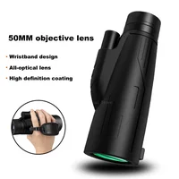 5000M Powerful Monocular 12x50 Monocular Long Reach Portable Telescope High Magnification Professional for Camping 2