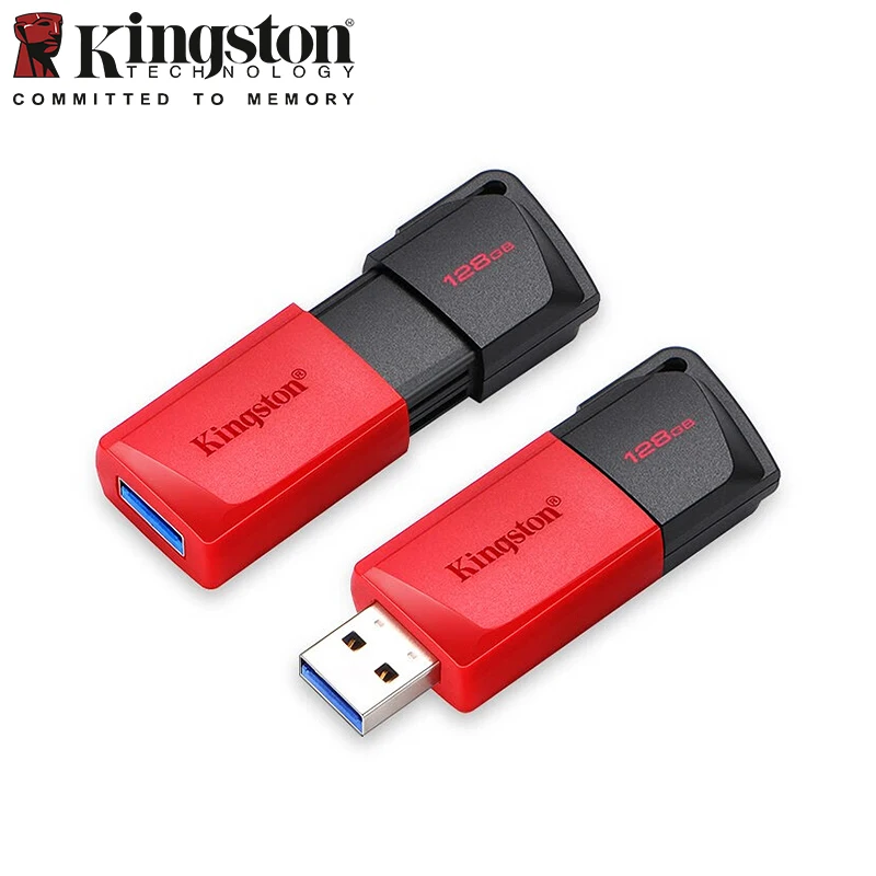 High-Speed Kingston USB 3.2 Flash Drive - 64GB to 256GB Storage Options