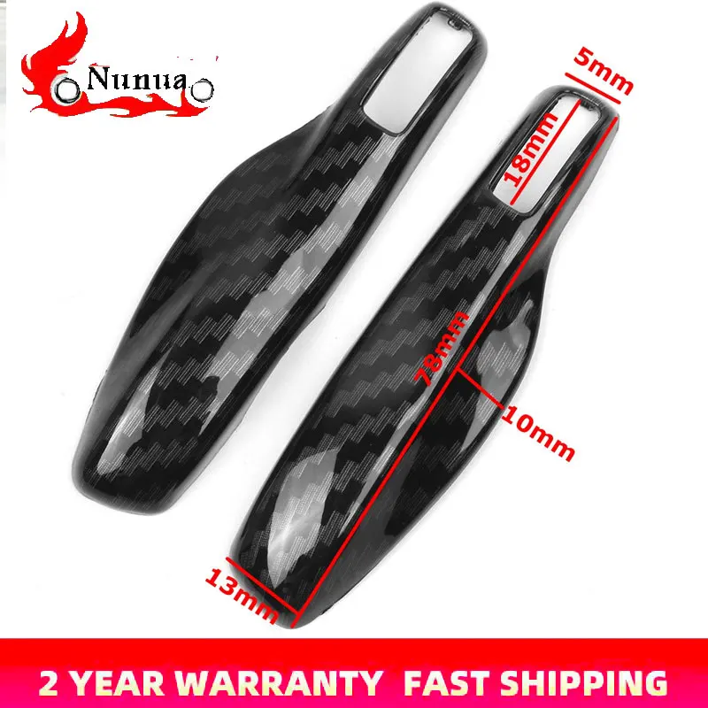 1 Pair Car Remote Key Case Cover Shell Carbon Fiber Chrome Color For Porsche Cayenne Macan 911 Boxster Cayman Panamera