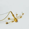 LED Ceiling Lamp Dollhouse Furniture Chandelier Light Sand Table DIY Material Miniature Accessories Kid Toy 6