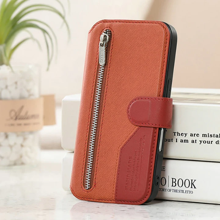 Premium 2-in-1 Zipper Wallet Leather Flip Case