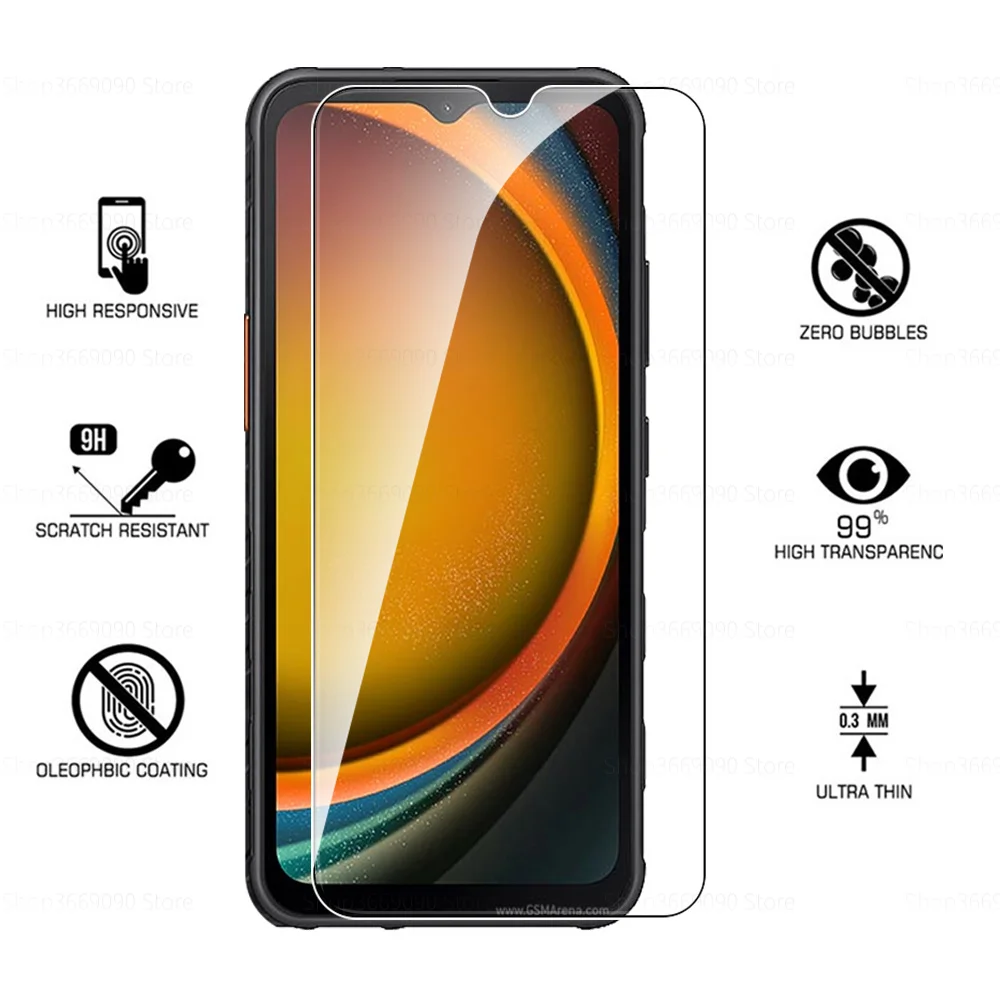 Premium Tempered Glass Screen Protector - 2 Pack, Safety Protective Film Cover