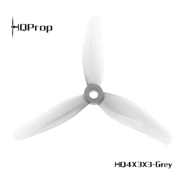 4Pairs HQProp 4X3X3V2 3-Blade Propeller (2CW+2CCW)-Poly Carbonate Freestyle Durable 4 Inch Propeller for FPV Racing RC Drone 5