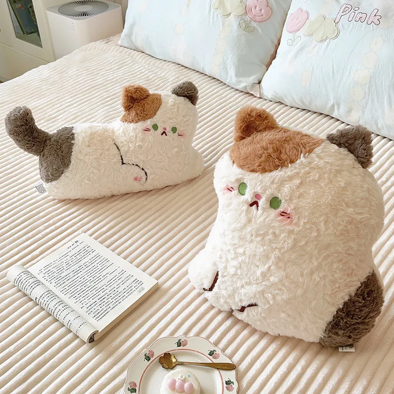 Kawaii Therapy Soft Animal Cat Doll Pillow Collection