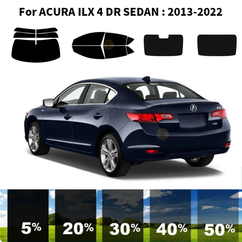 

Нанокерамическая Автомобильная УФ-пленка Precut для окон, автомобильная оконная пленка для ACURA ILX 4 DR SEDAN 2013-2022