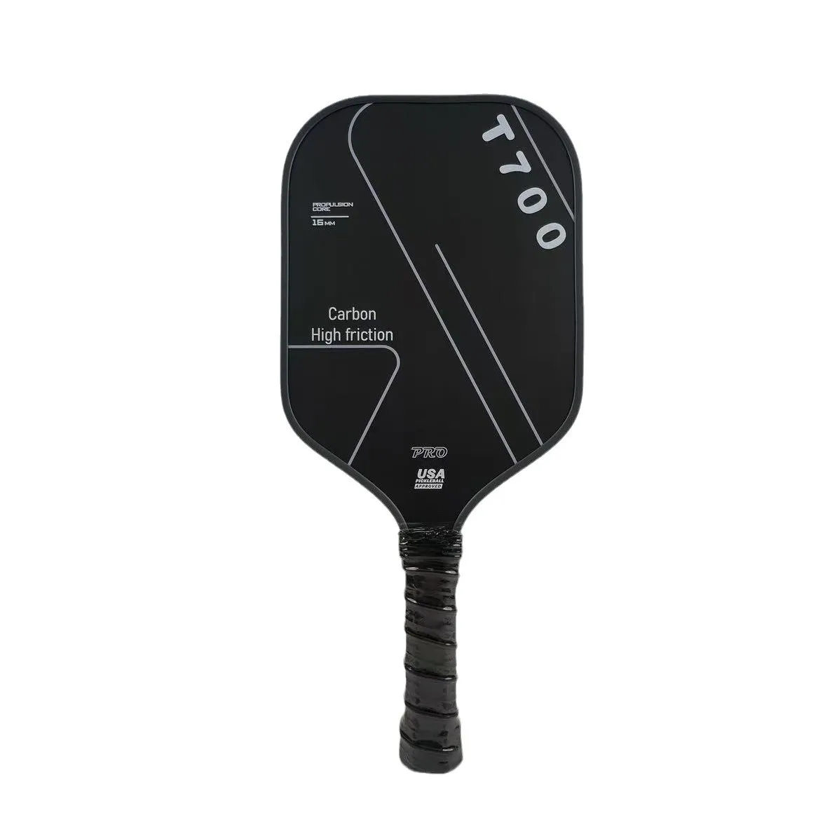 T700 Raw Carbon Fiber Pro Pickleball Paddle USAPA Approved Set 16MM Polymer Honeycomb Core Rackets Enhanced Power & Control
