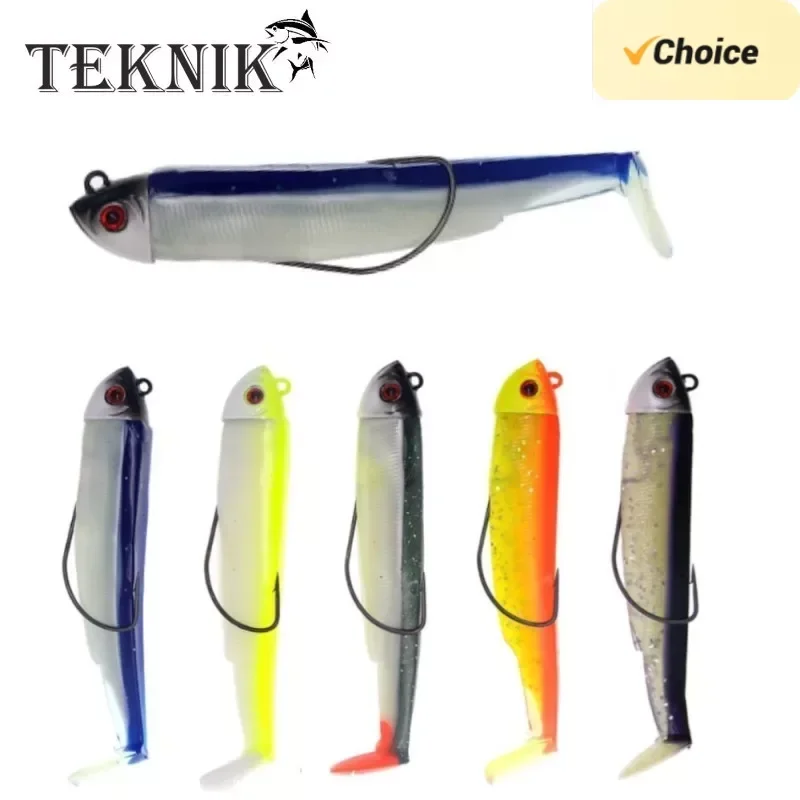 Teknik Black Minnow Body Lure 30G/15G Easy Shiner Fishing Soft Lure Lead Jig Bait Bass Pike Shad Boat Seabass Bait Per Zander