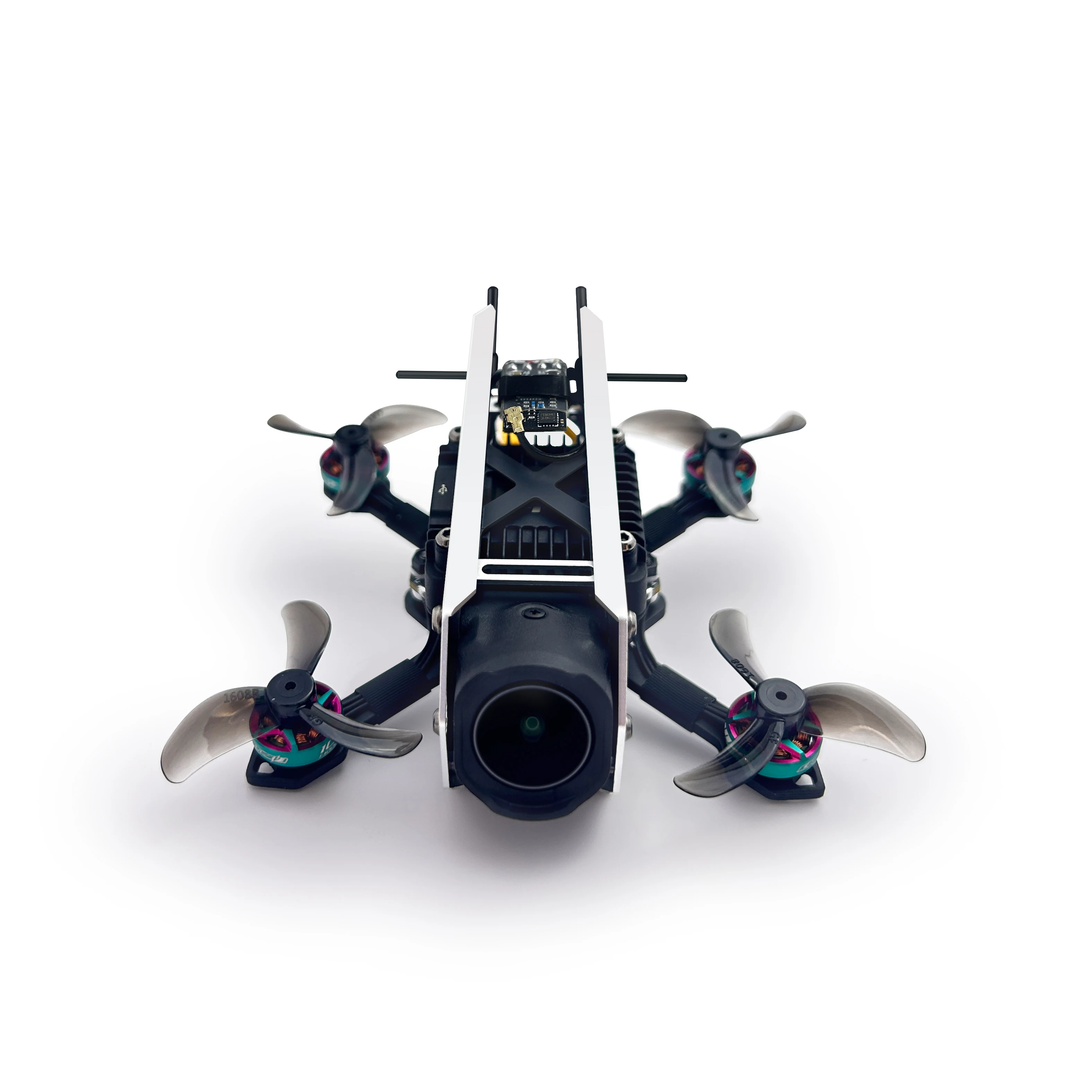 Drone FPV O4 Pro ELRS 2.4G en vol, capturant des images aériennes - commandez-le pas cher.
