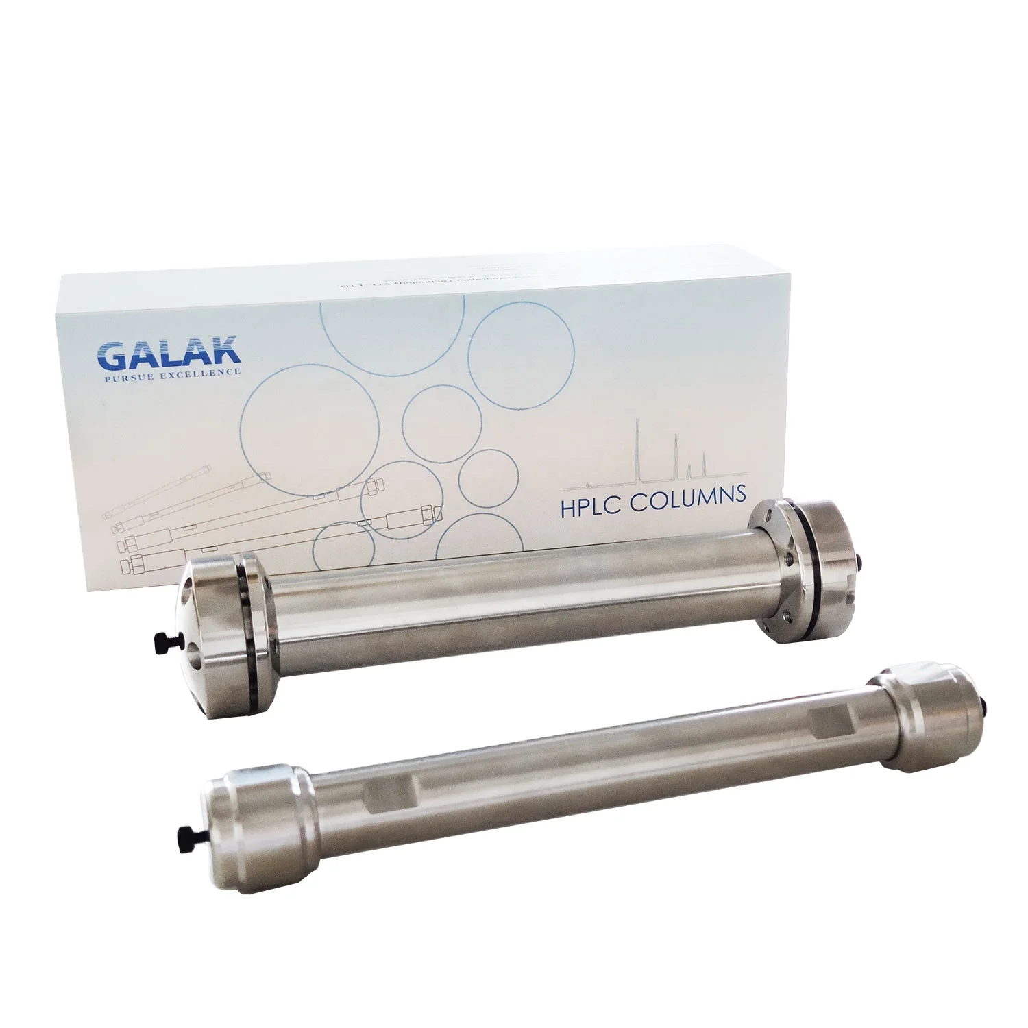 30mm Innerdiameter Empty Stainless Steel Hplc Liquid Chromatography