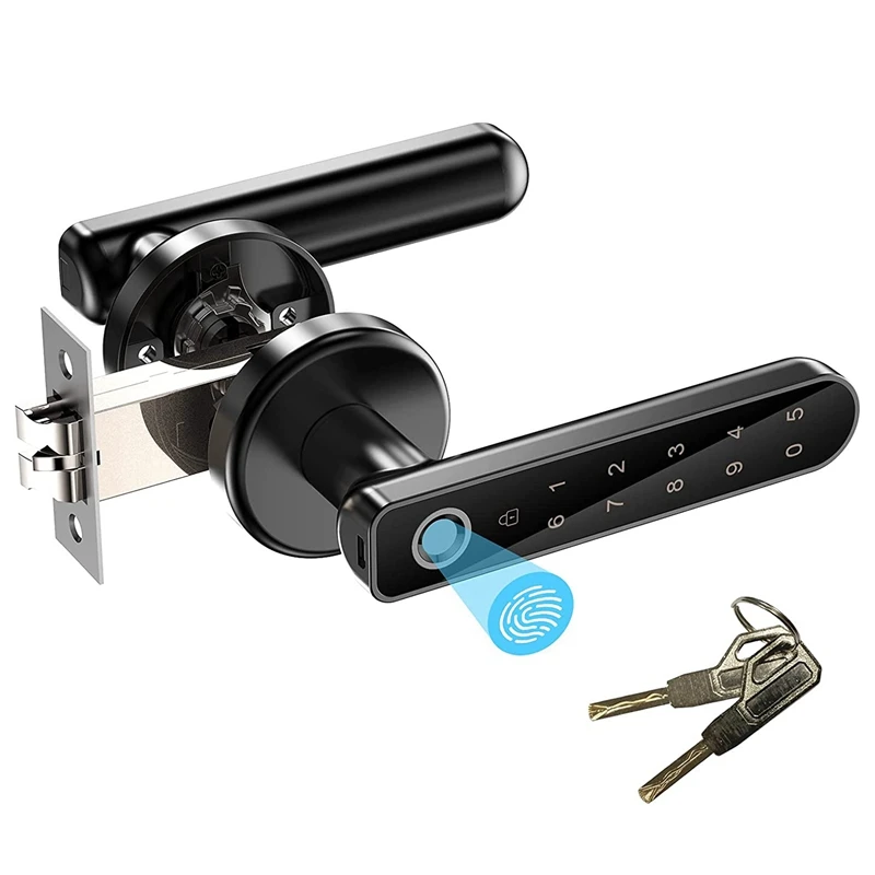 fingerprint-door-lock-com-alca-keyless-entry-senha-e-chaves-de-desbloqueio-facil-de-instalar