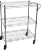 Oceanstar 3-Tier Heavy Duty All-Purpose Utility Cart, Chrome 1