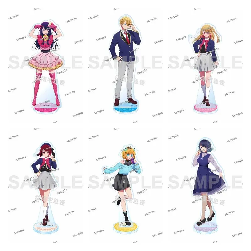 Anime Oshi No Ko Figuras acrílicas Hoshino Ai Aquamarine Ruby Arima Kana Personagem  Oshi No Ko Acrílico Stand Models Coleção Gift - AliExpress