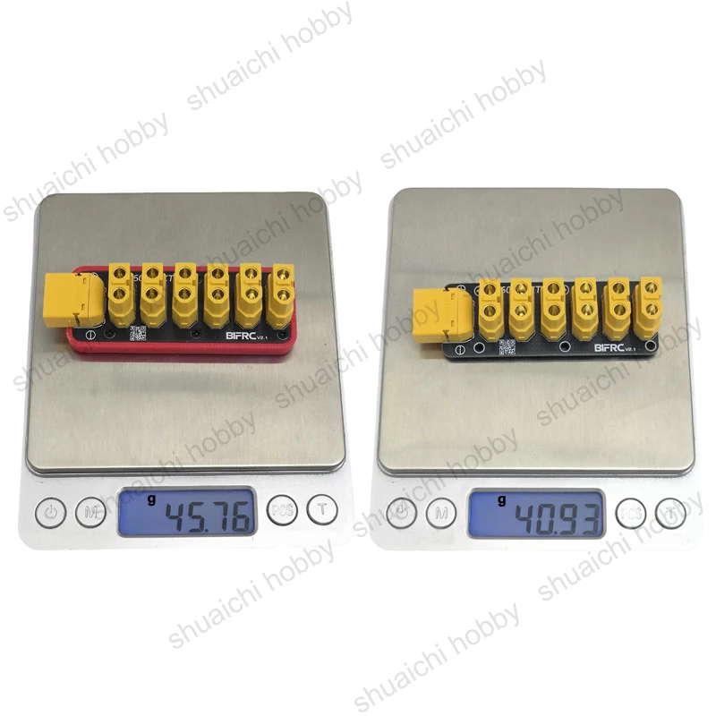 1PCS DC 0-100V 150A Power Distribution Board mit 1-zu-6 XT60 Stecker Power Distributor PDB Modul für RC Auto/U-Boot/Roboter – Detail 1