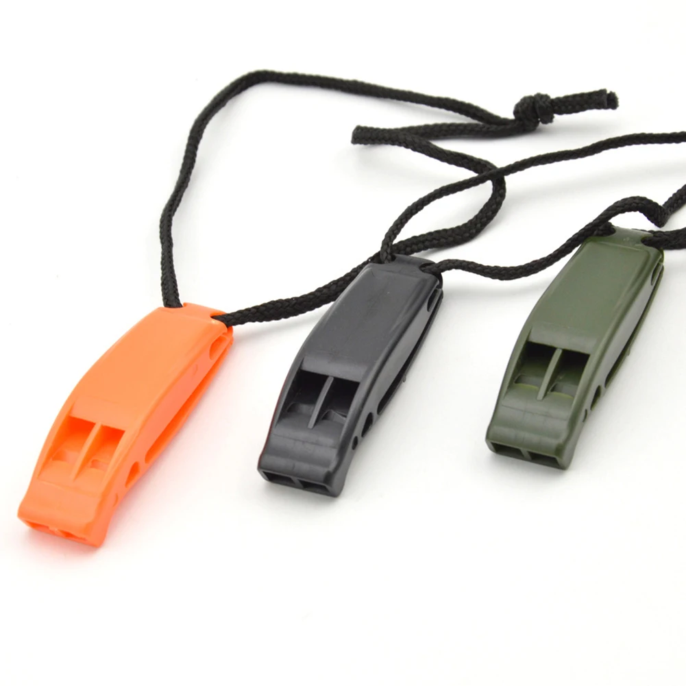 Survival Whistle Scuba Diving Safety Whistle Dual Frequency Whistle Water Sports Equipment Outdoor Survival Boating Swimming