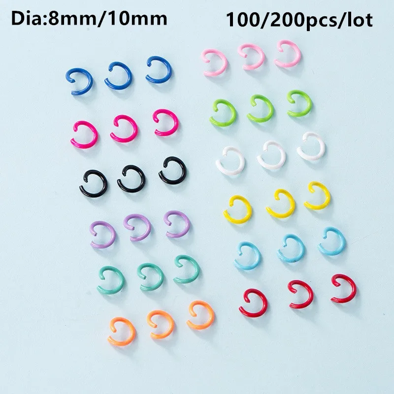 Рисунок 3 - 100/200 шт 8/10 мм кольца карамельного цвета