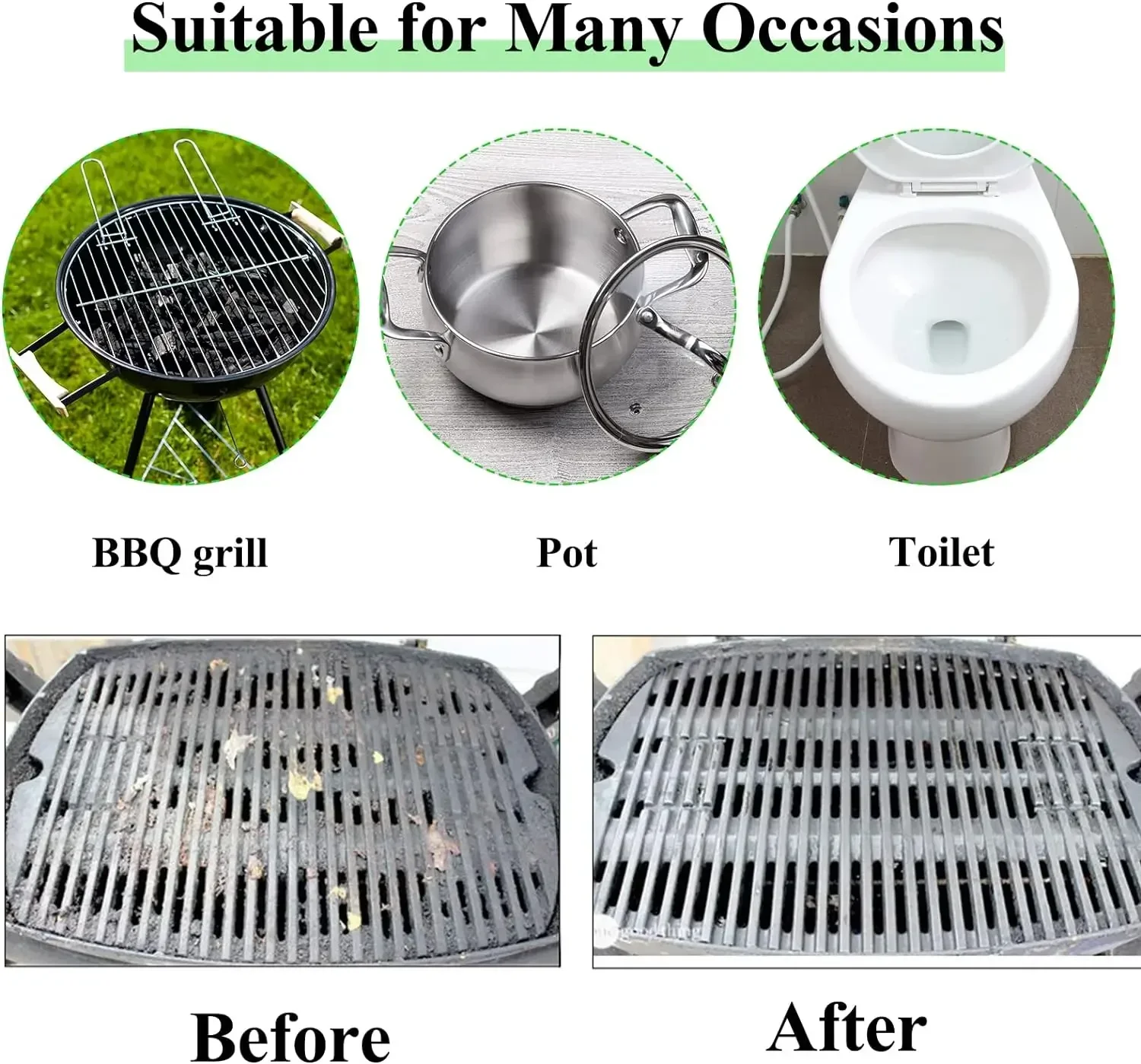 1-20PCS BBQ Grill Cleaning Bricks BBQ Heat Resistant Cleaning Pumice Brush Powerful Stain Remover Tools Tools
